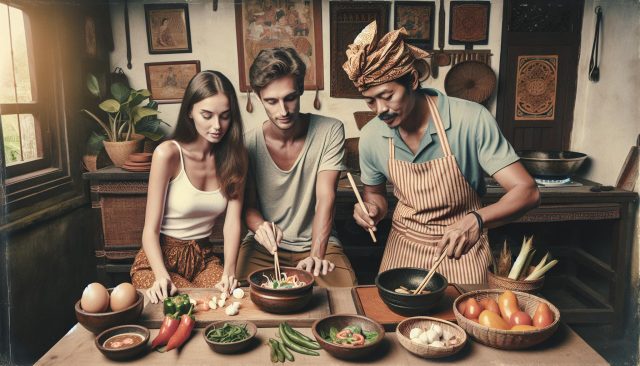 Bali cooking and wellness classes for couples