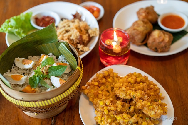 Bali Food Festival table