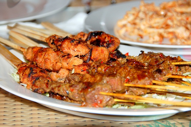 Food in Bali sate